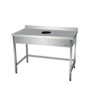 Pimak Çöp Sıyırma Tezgahı Alt Tablasız 140x60x85cm