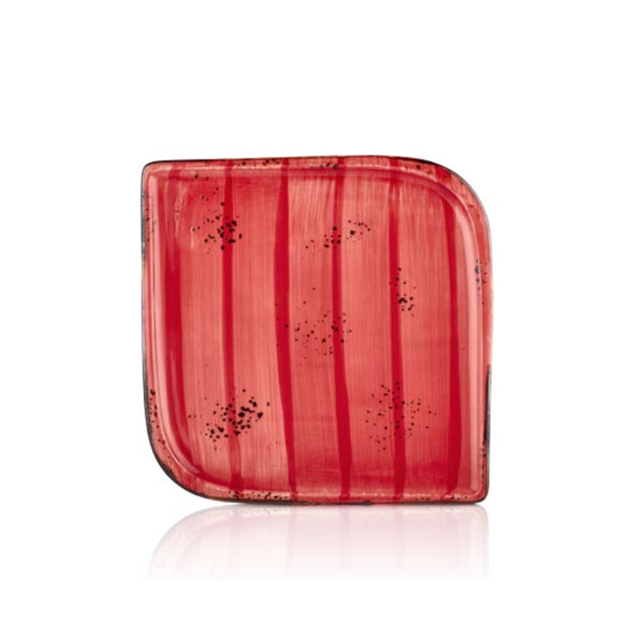 By Bone Ardent Porselen Kare Tabak 20cm