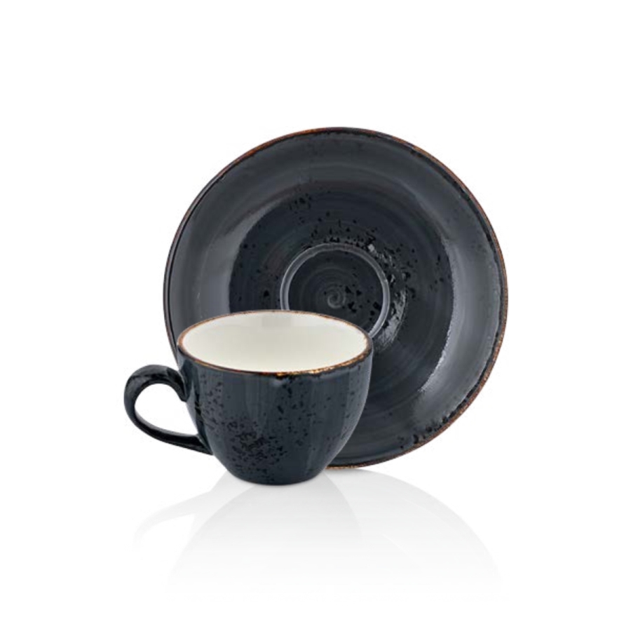 By Bone Balance Porselen Çay Fincanı ve Tabağı 220cc