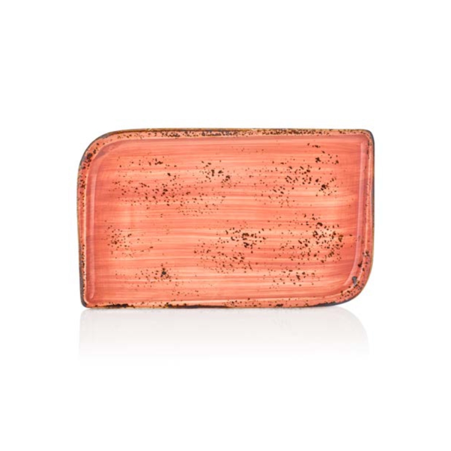 By Bone Laterite Porselen Dikdörtgen Tabak 40cm