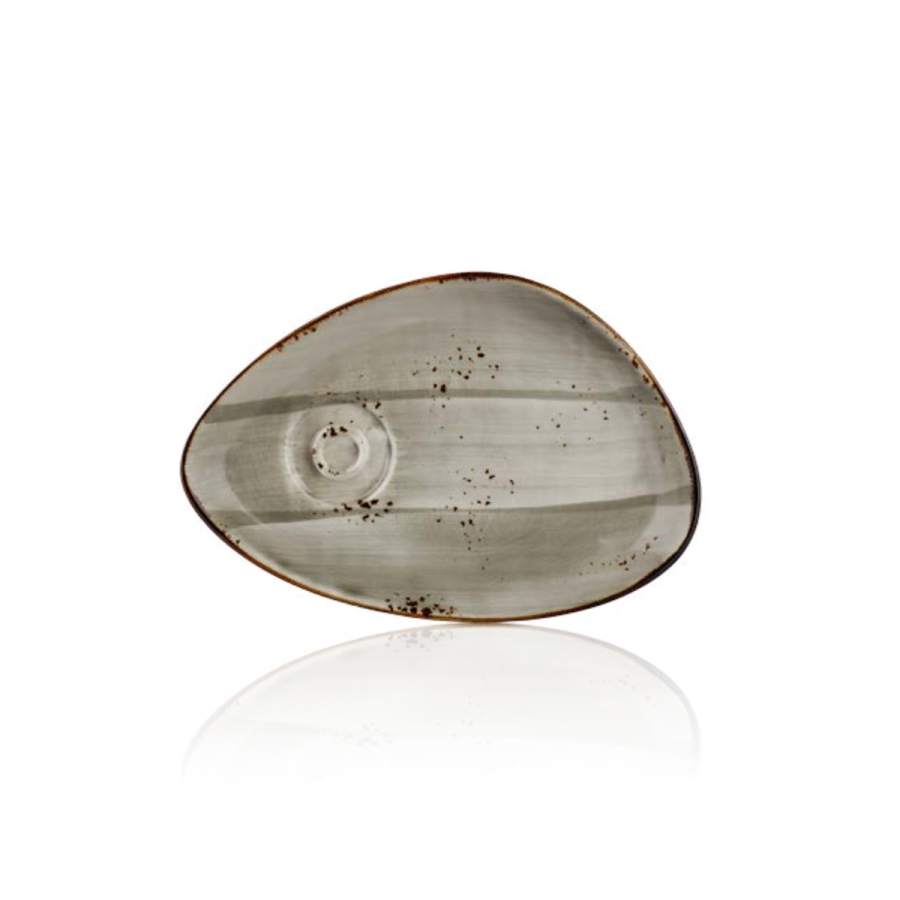 By Bone Supreme Porselen Çay Sunum Tabağı 25x17cm