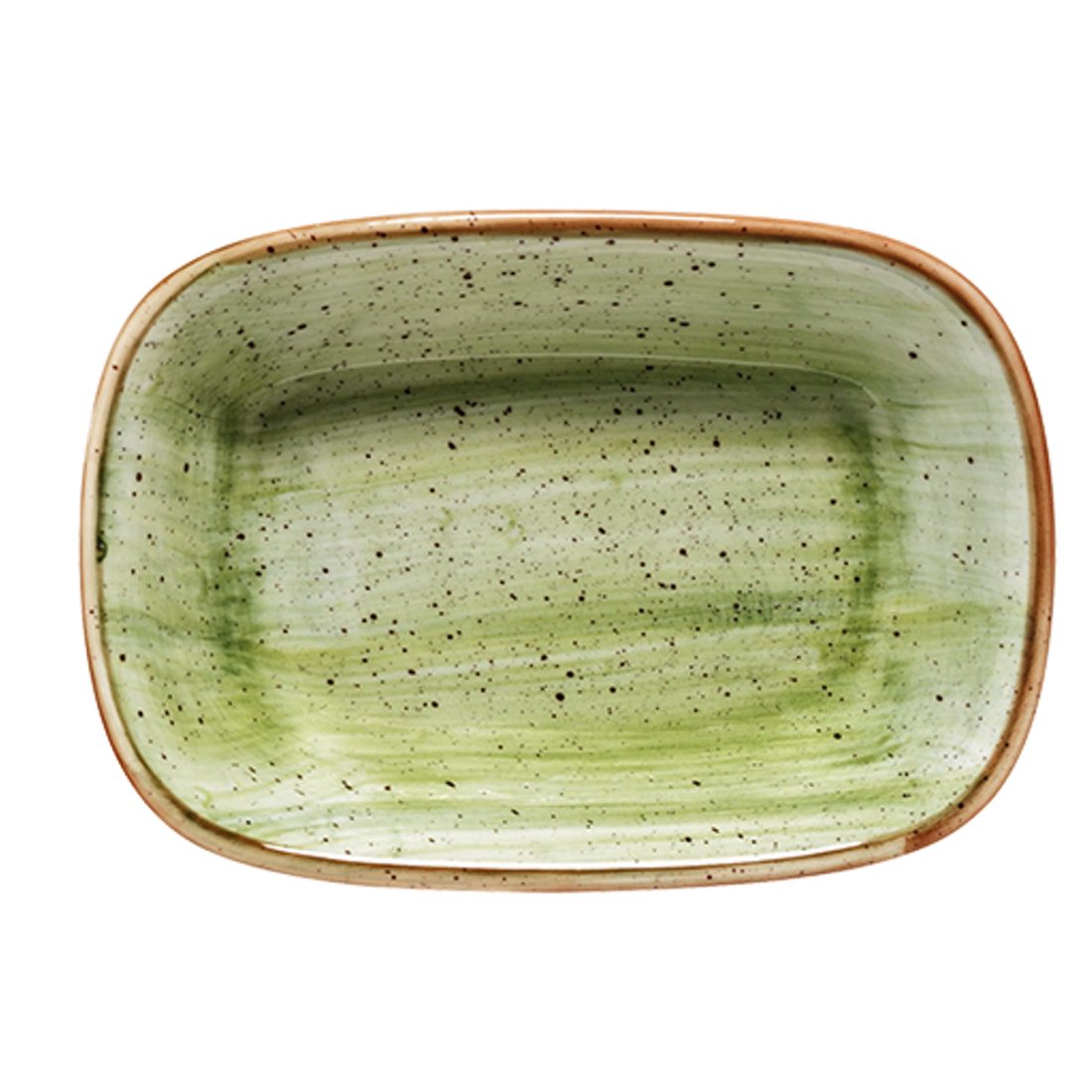 Bonna Theraphy Gourmet Porselen Dikdörtgen Kayık Tabak 17x11,5cm