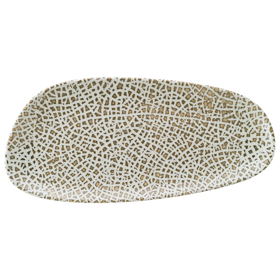 Bonna Lapya Wood Vago Porcelain Rectangular Plate 36cm