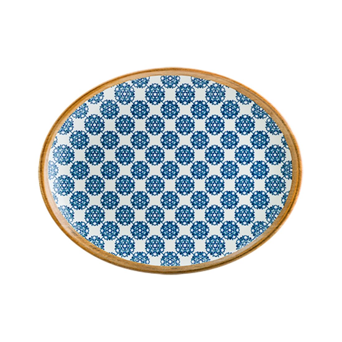 Bonna Lotus Moove Porselen Oval Tabak 25cm