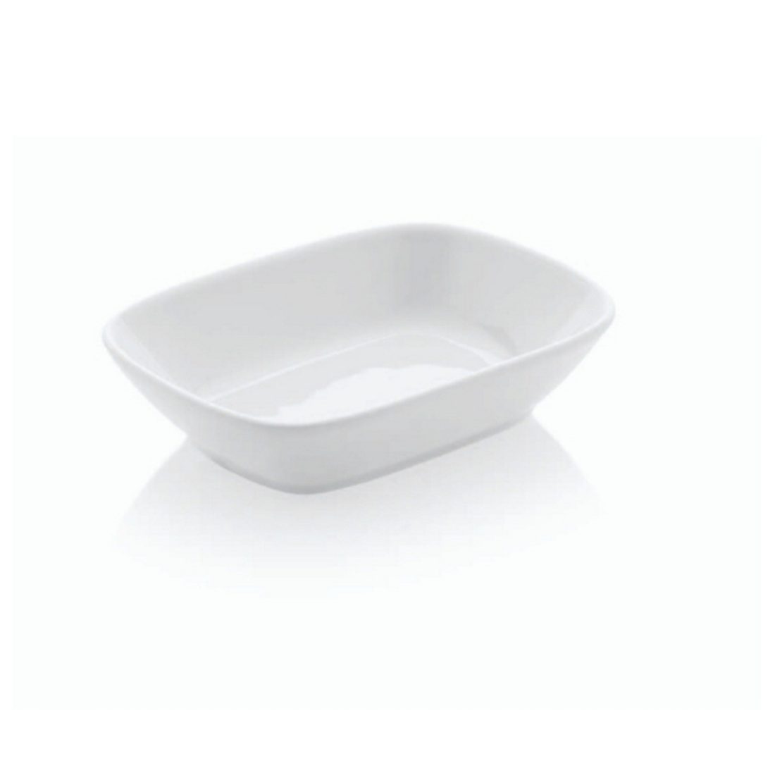 Güral Porselen Enternasyonel Derin Dikdörtgen Tabak 12x9cm