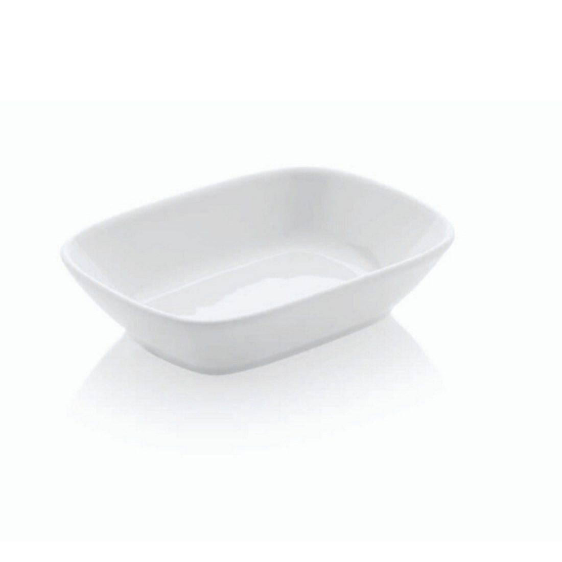 Güral Porselen Enternasyonel Derin Dikdörtgen Tabak 20x16cm