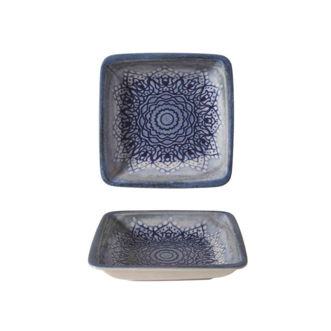 Güral Porselen Blue Voyage Çukur Tabak 19cm