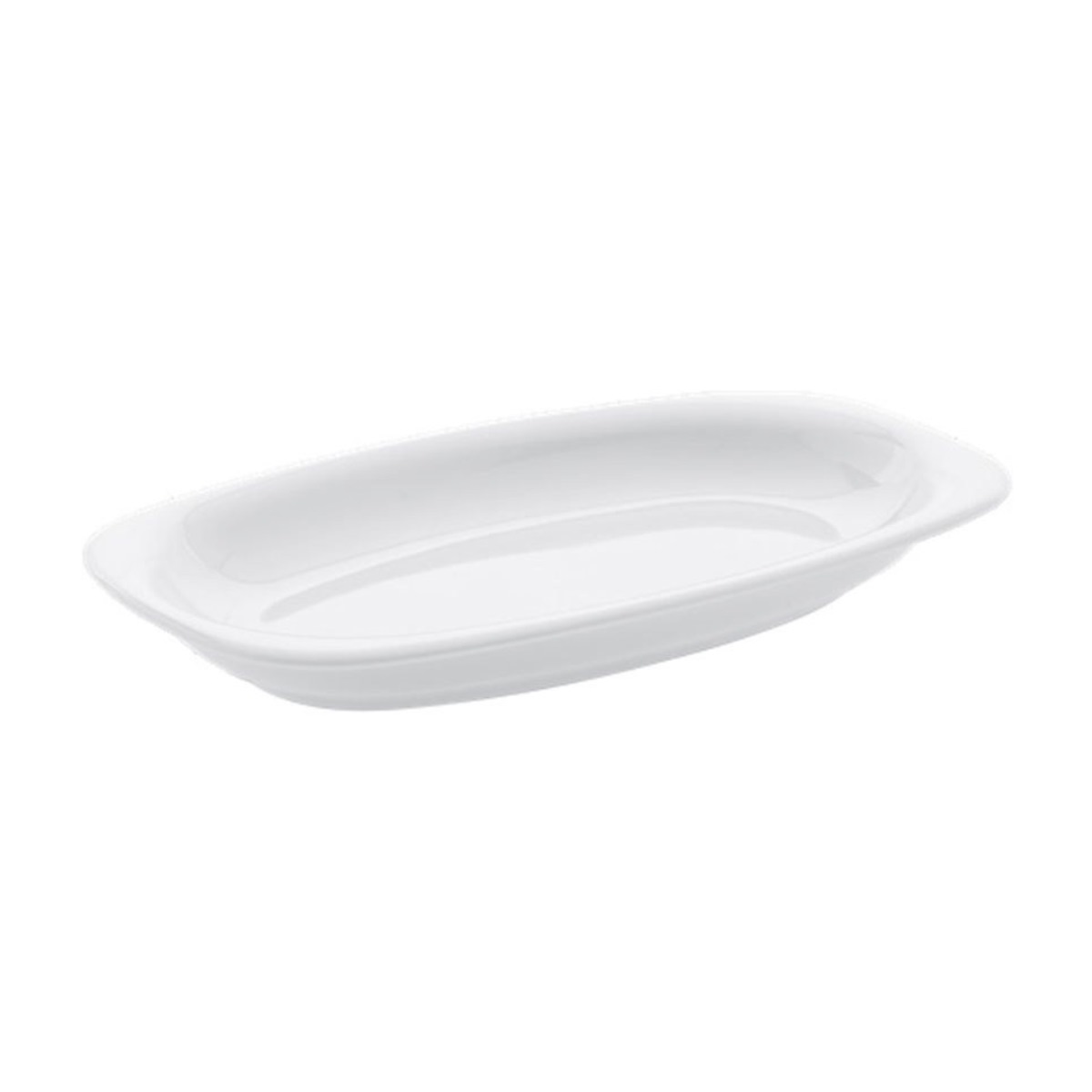 Gural Porcelain Mimoza Boat Plate 24x16cm