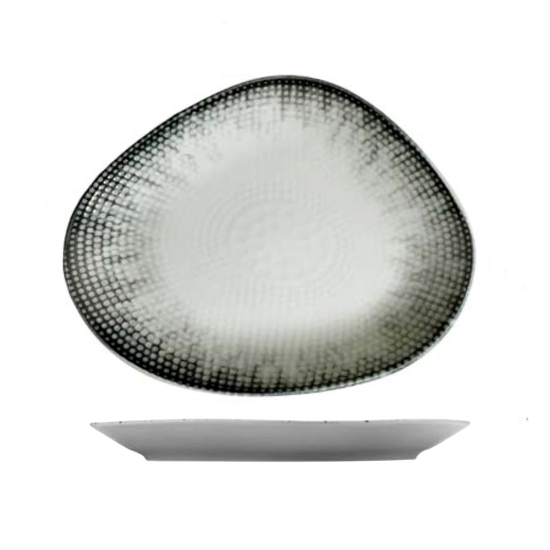 Kutahya Porcelain Corendon Cream Flat Plate 35cm 1 Kutahya Porcelain Corendon Cream Flat Plate 35cm