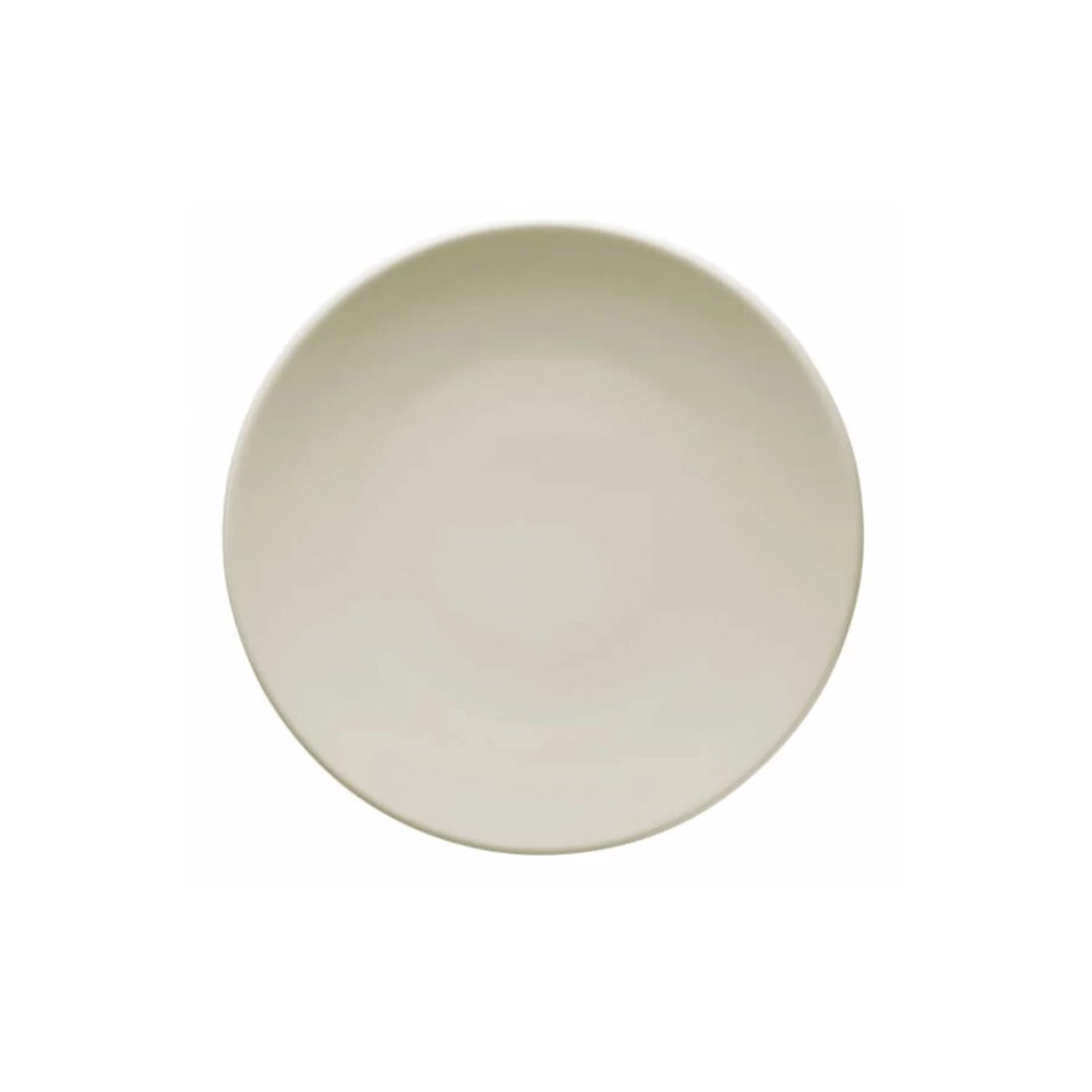 Kutahya Porcelain Teos Cream Flat Plate 19cm