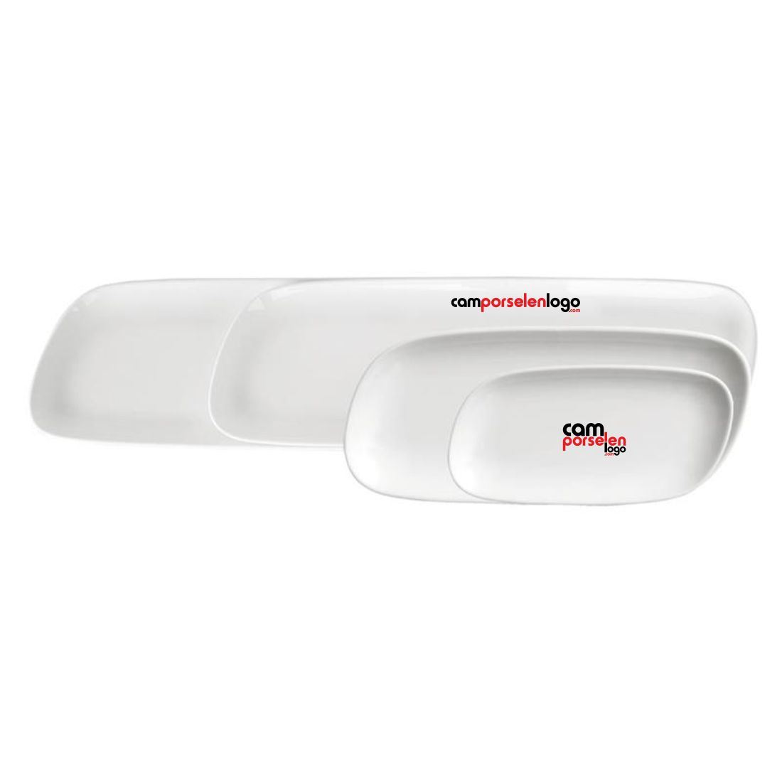 Porland Porcelain Boat Plate Perspective 16cm