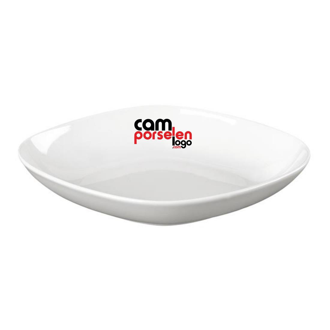 Porland Porcelain Hollow Oval Plate Perspective Series