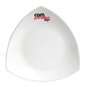 Porland Porcelain Flat Plate Lotus 21cm