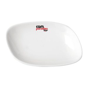 Porland Porcelain Appetizer Plate Perspective