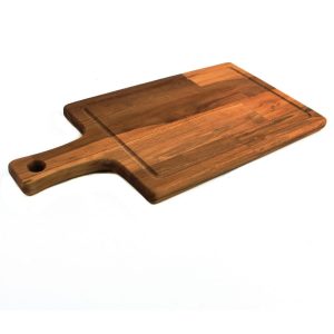 Kuvarz Ahşap Steak Tahtası Saplı 40x20cm