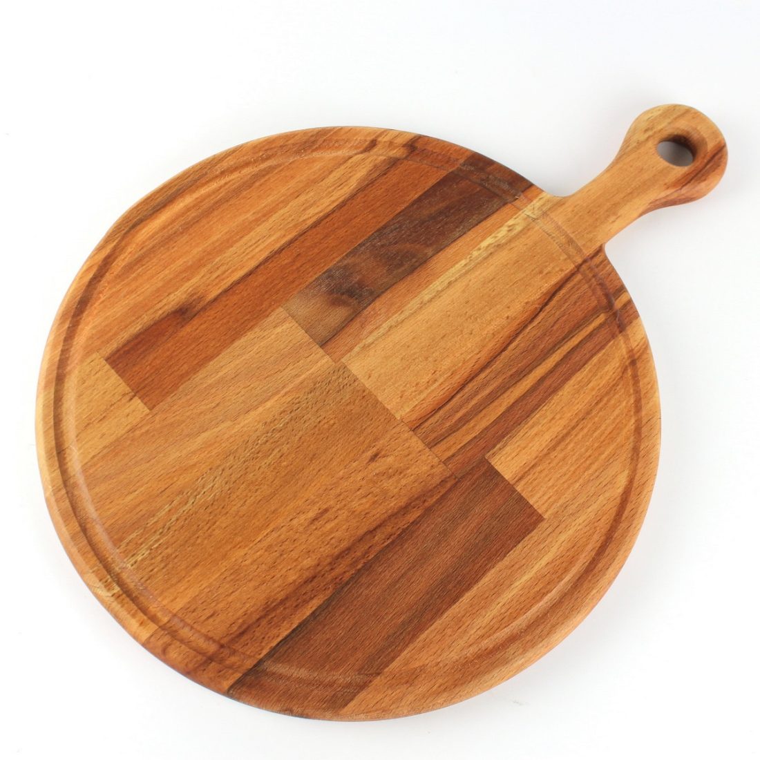 Kuvarz Ahşap Steak Sunum Tahtası Saplı Yuvarlak 37x29cm 2 Kuvarz Ahşap Steak Sunum Tahtası Saplı Yuvarlak 37x29cm - Görsel 2