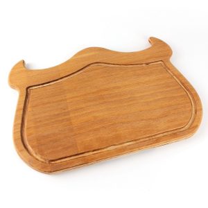 Kuvarz Ahşap Steak Tahtası Boğa 37x25cm