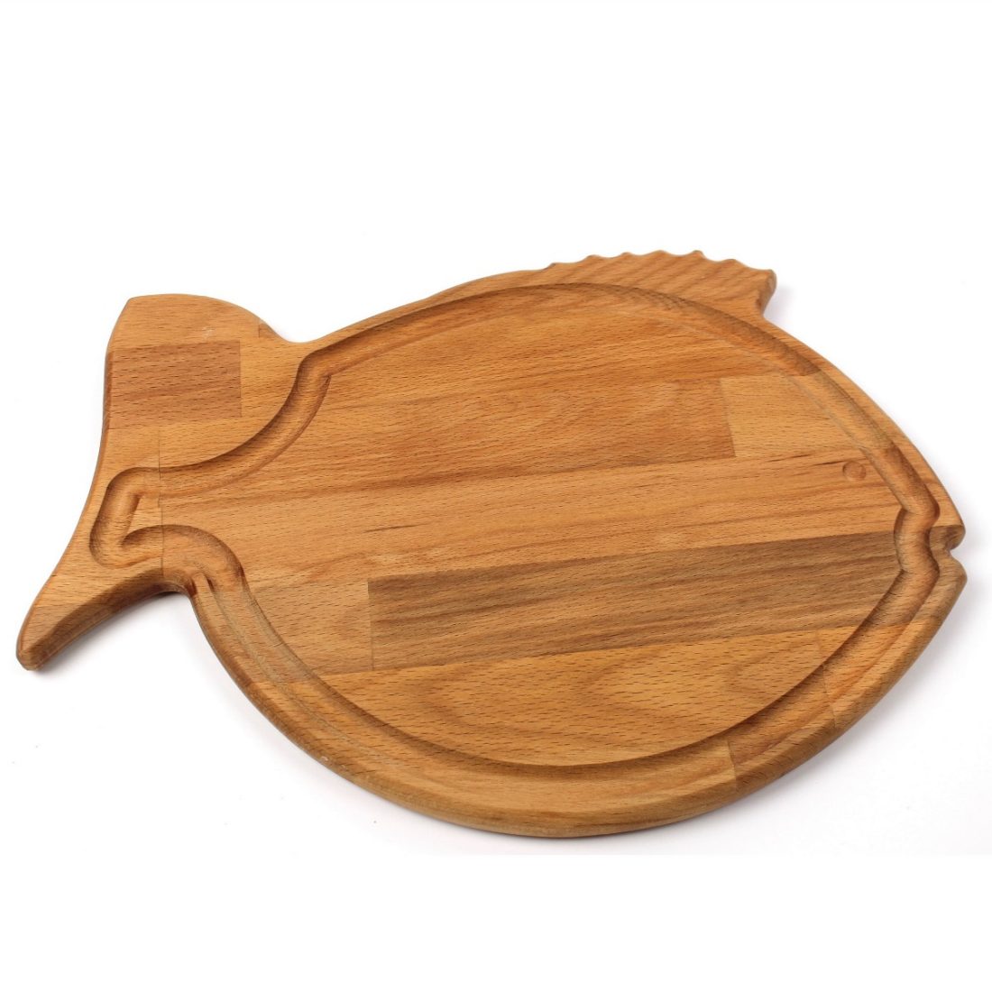 Kuvarz Wooden Fish Serving Board 36x25cm