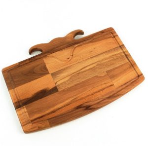 Kuvarz Ahşap Steak Tahtası Koç 35x34cm