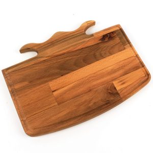 Kuvarz Ahşap Steak Tahtası Koç 29x22cm Kayın