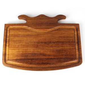 Kuvarz Ahşap Steak Tahtası Koç 29x22cm İroko