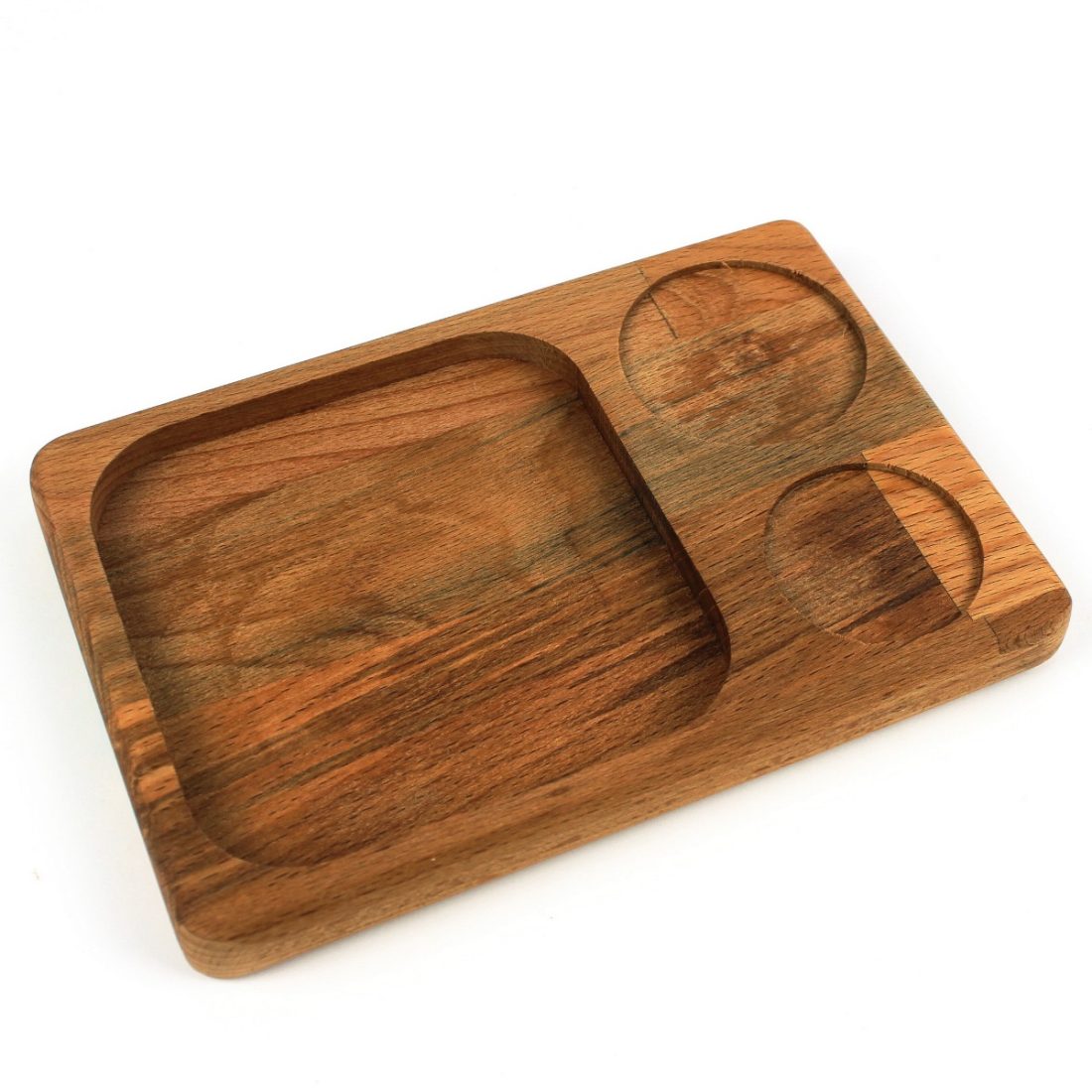 Kuvarz Wooden Tea Coffee Coaster 19x13cm