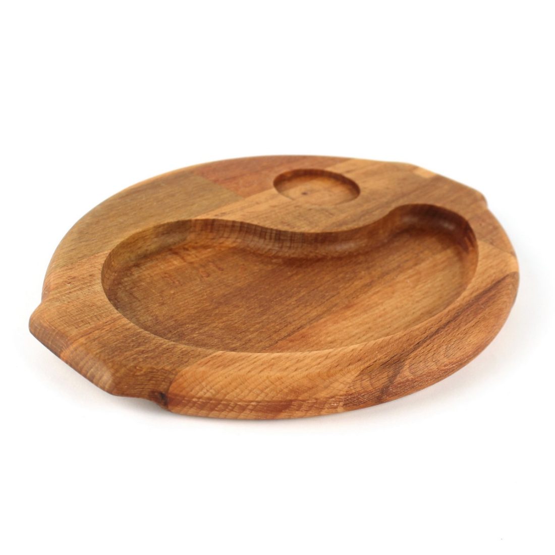 Kuvarz Wooden Coffee Serving Plate 23x18cm