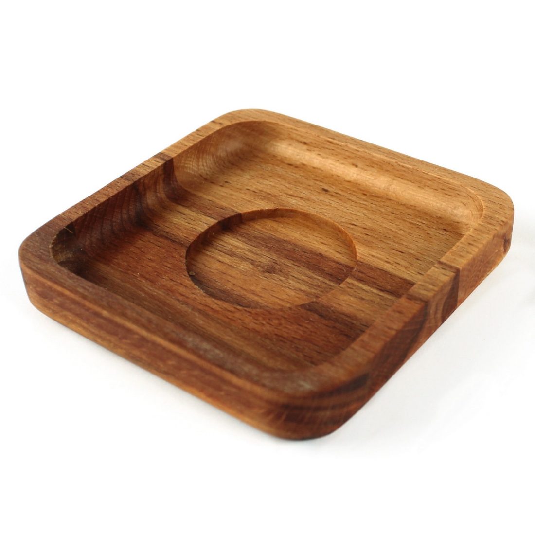 Kuvarz Wooden Tea Plate 10x10cm
