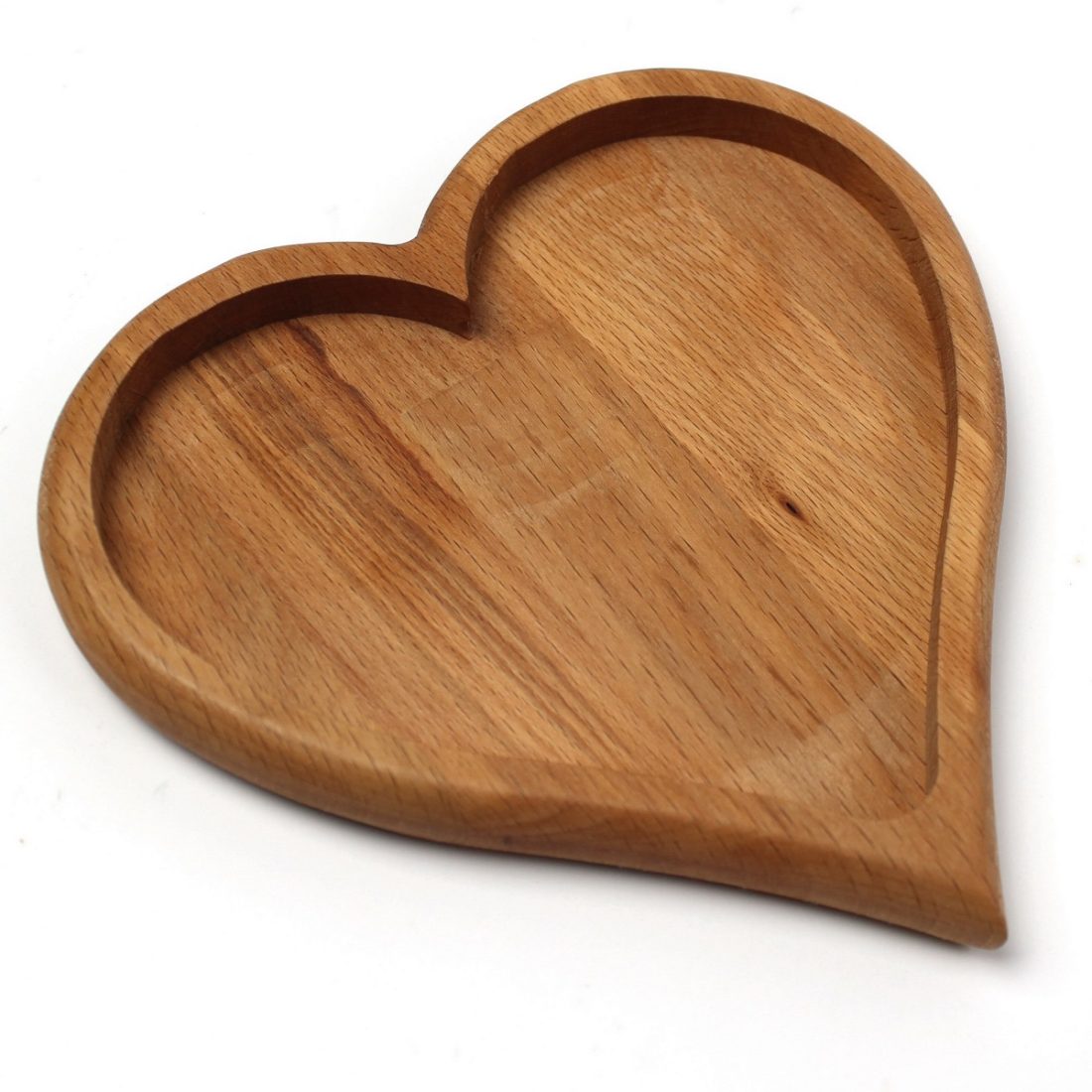 Kuvarz Wooden Tea Coffee Cookie Serving Plate 18x18cm