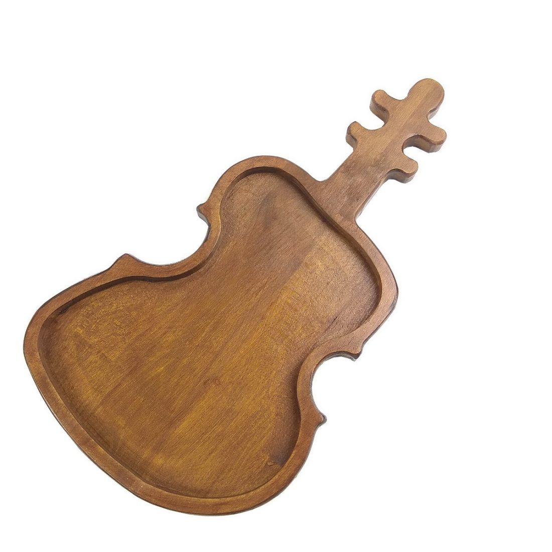 Kuvarz Wooden Breakfast Fruit Snack Serving Plate 36x20cm Beech