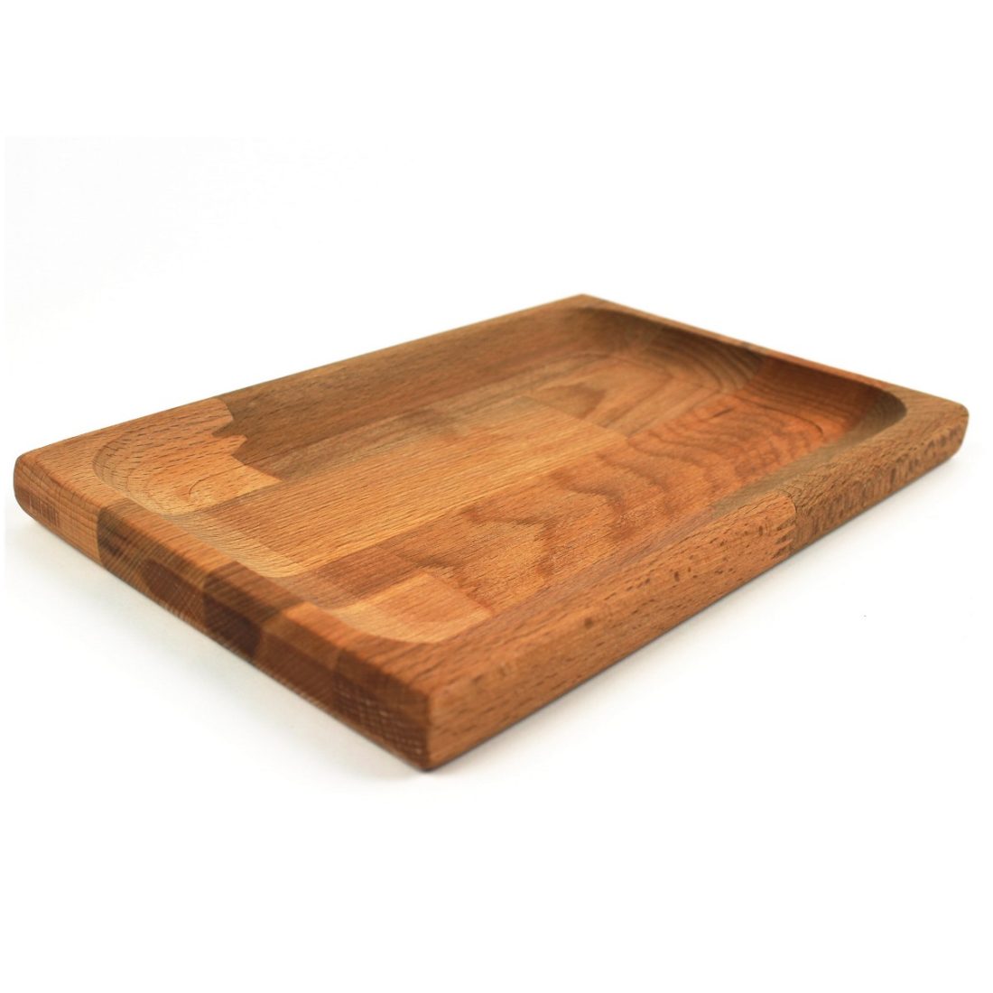 Kuvarz Ahşap Sunum Tepsi 24x16cm