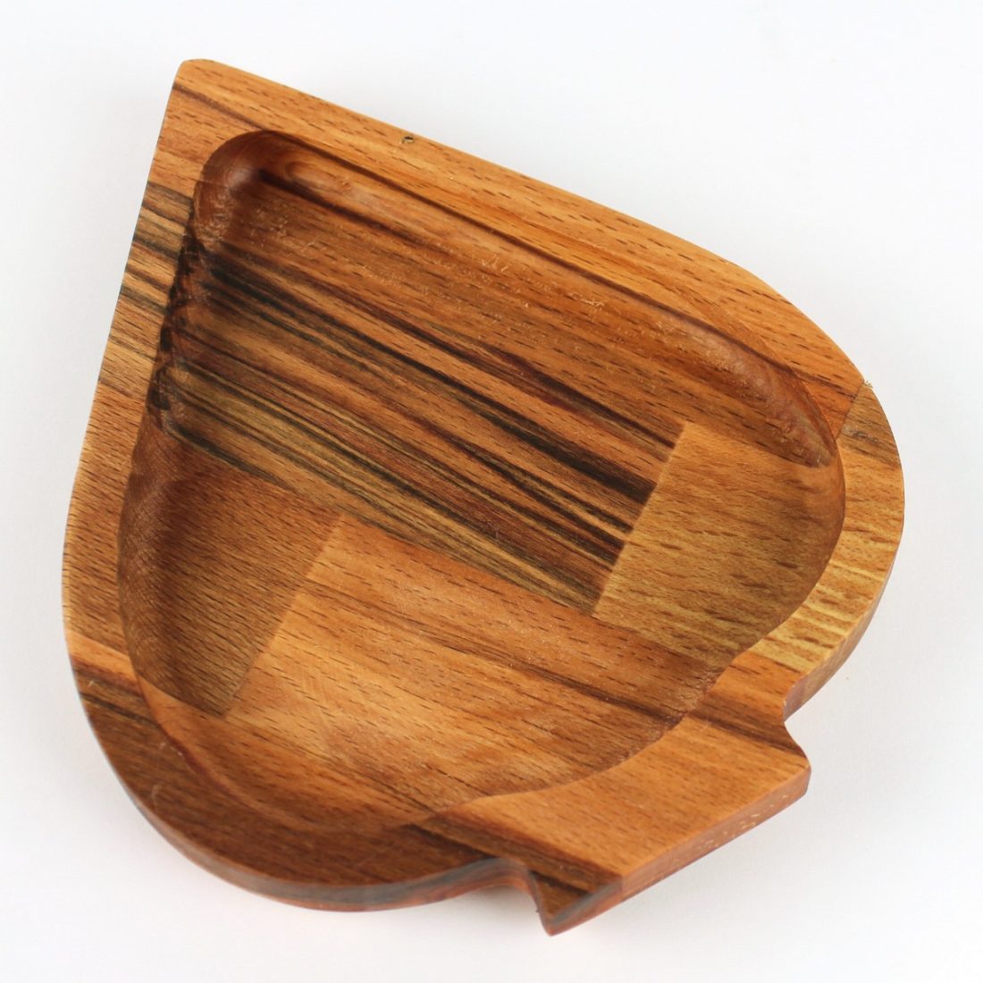 Kuvarz Ahşap İskambil Çerez Seti Maça 17x13cm