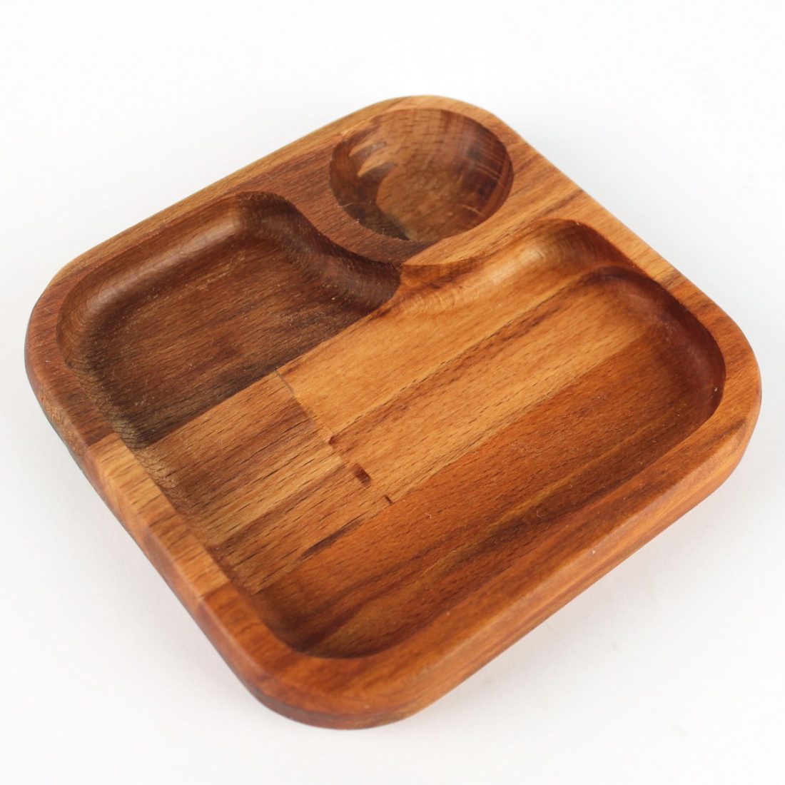 Kuvarz Wooden Square Egg Cup 12x12cm