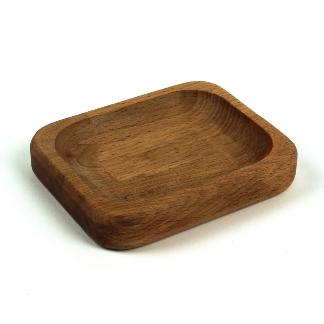 Kuvarz Wooden Sauce Bowl & Cookie Plate 11x9cm