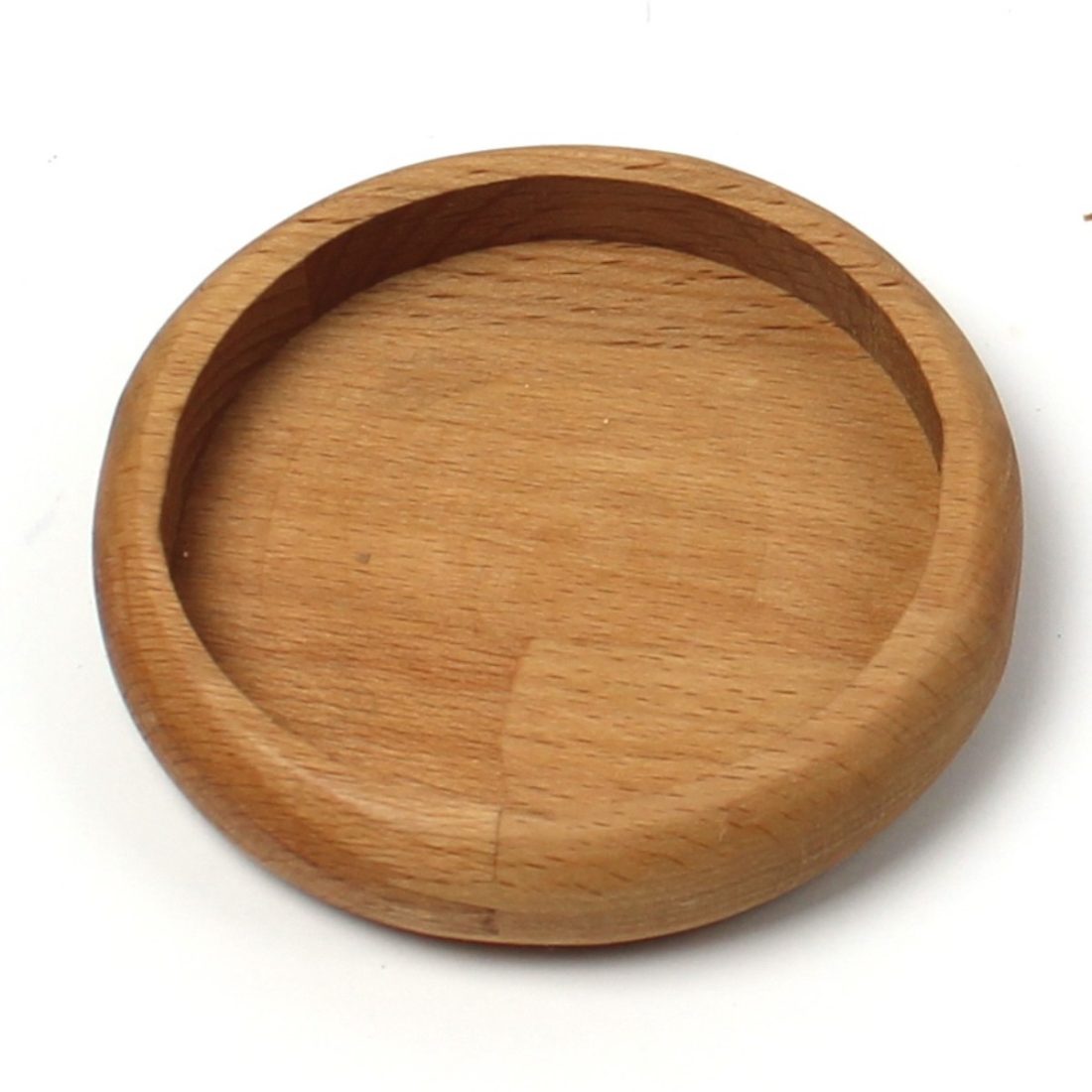 Kuvarz Wooden Sauce Bowl Cookie Plate Round 10cm