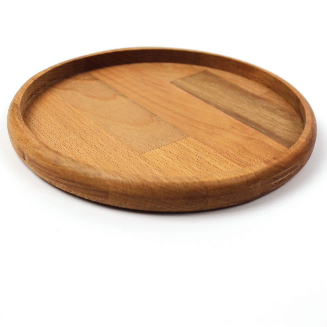 Kuvarz Ahşap Servis Tepsisi & Tabağı 20cm