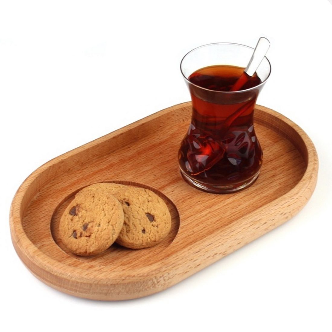 Kuvarz Wooden Tea Coffee Presentation Board 23x14cm