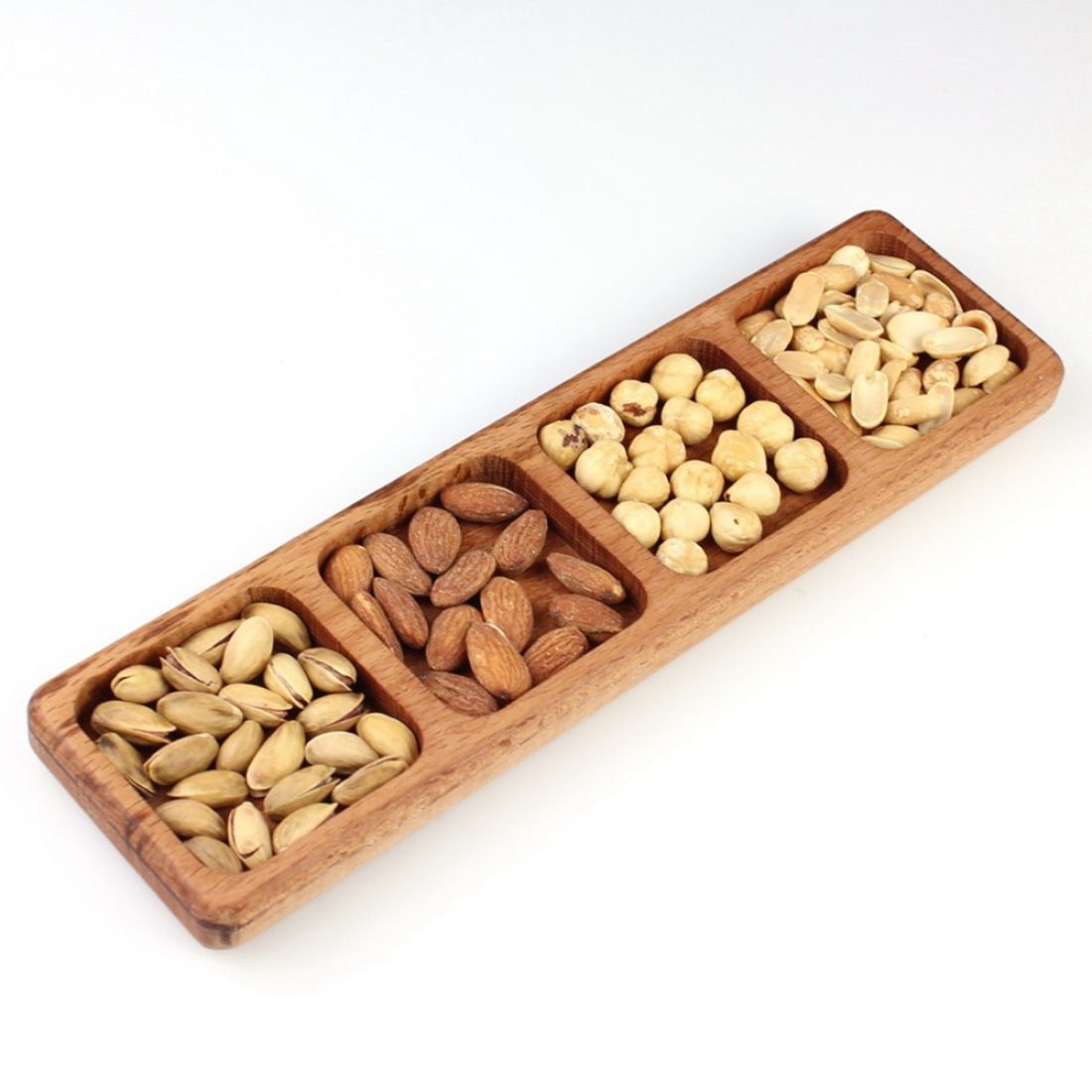 Kuvarz Wooden 4 Section Presentation 30x8cm