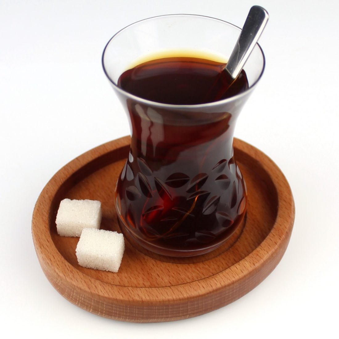 Kuvarz Wooden Tea Plate 12x10cm Beech