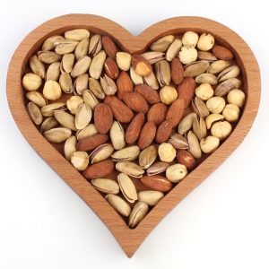 Kuvarz Wooden Heart Presentation Flat 18x18cm