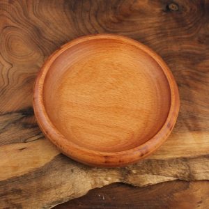 Kuvarz Wooden Round Service Plate 14cm