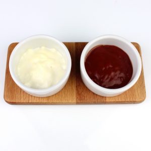 Kuvarz Wooden Sauce Cup 18x8cm