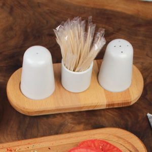 Kuvarz Wooden Salt Shaker Base 21x9cm