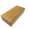 Kuvarz Wooden Carved Box Wood 17x8,5cm