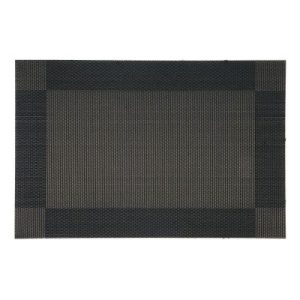 Biradlı BRD-2070 PVC Amerikan Servis, 30x45 cm, Siyah