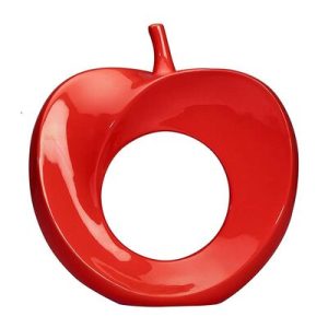 Biradlı GRV-G474 Dekoratif Delikli Elma, 29x7x32 cm, Kırmızı