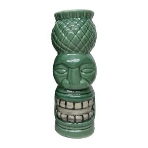 Biradlı GRV-20230 Seramik Tiki Kokteyl Bardağı, 7x21 cm, 550 cc