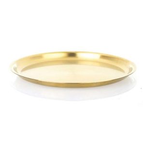 Biradlı GRV-309 Service Presentation Tray, 21 cm, Gold
