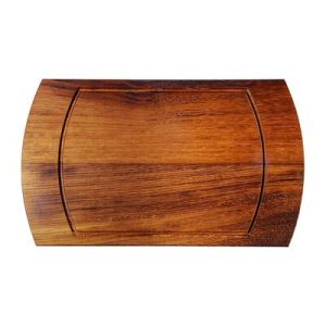 Biradlı GRV-1792 İreko Ahşap Steak Sunum Tahtası, 46x27 cm