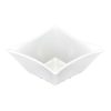 Biradlı BRD-516603 Minimal Melamin Kare Sunum Tabağı, 8x8x3.5 cm, Beyaz